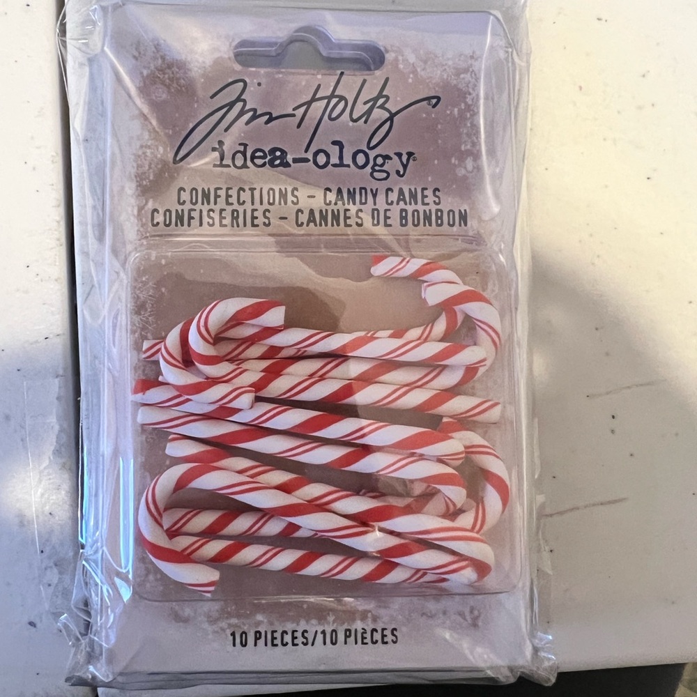Clay candy canes 10/pm